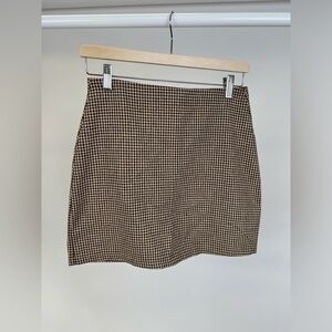 Super cute clueless yellow plaid mini skirt